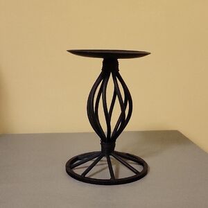 Black Metal Candle Holder